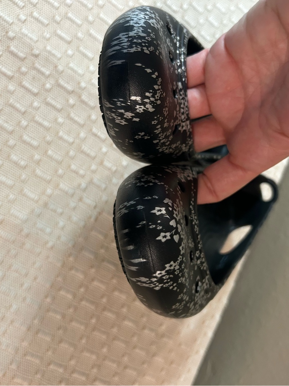 Crocs Kadee Floral Ballet Flats Two Pairs Size 7 - Picture 3 of 13